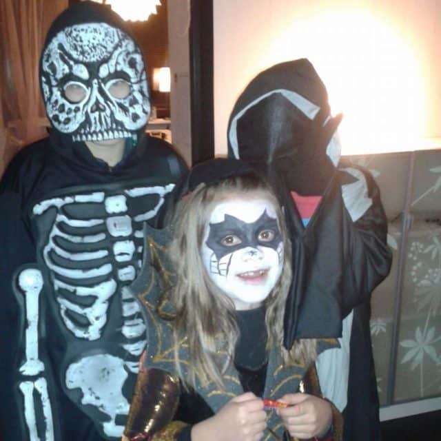Halloween Dressed children On Trick Or Treat