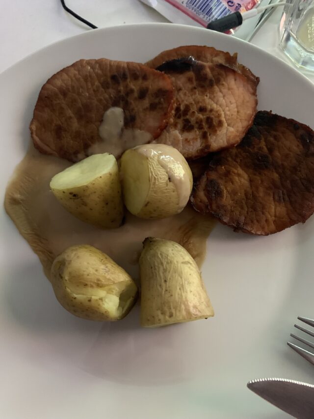 Potatoes With Ham And Brown Sauce Soul Food