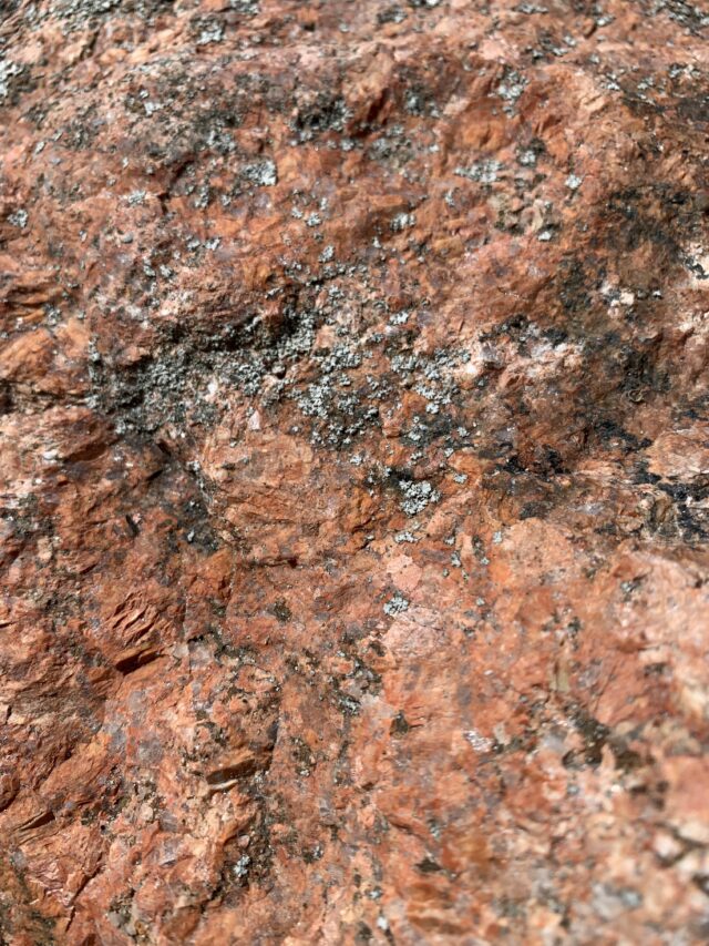 Red Rock Grain Closeup Texture Pattern