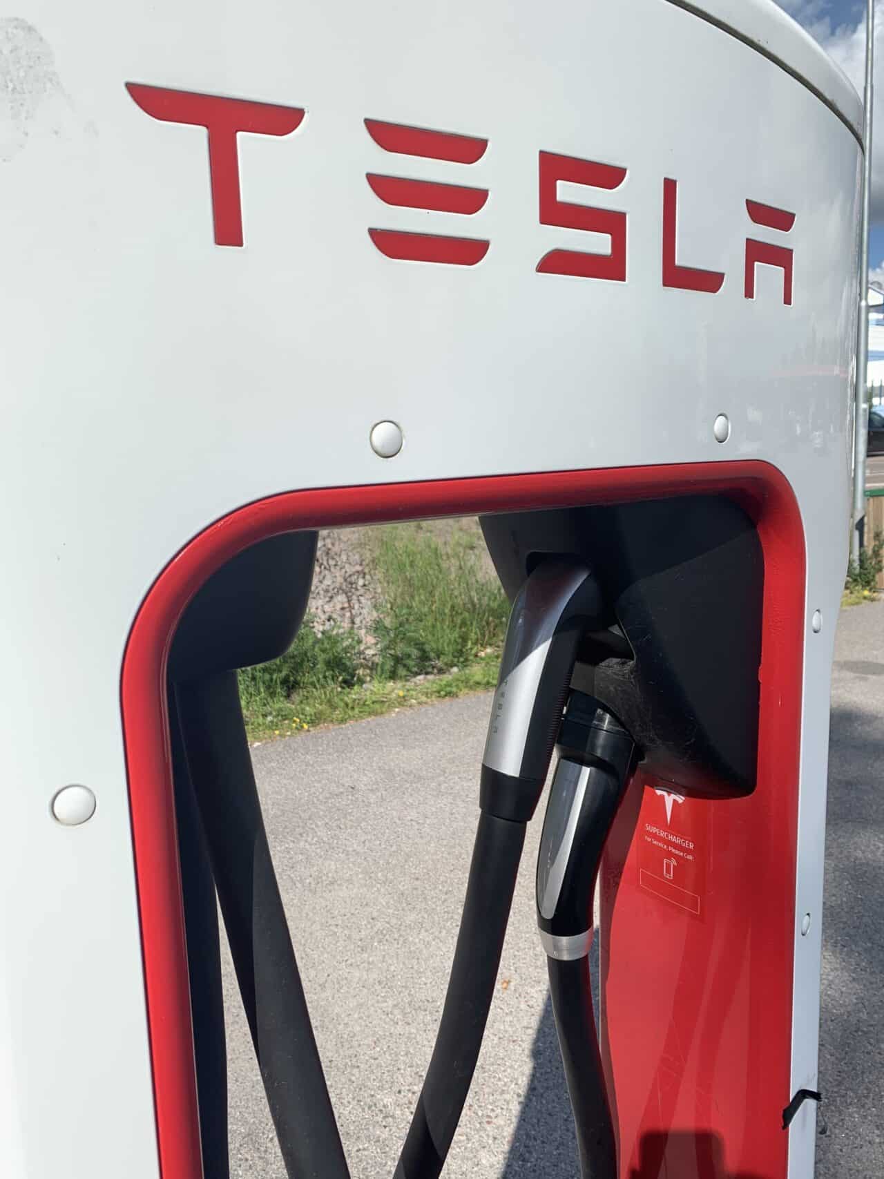 Tesla Supercharger Charger Unit Cables And Connectors