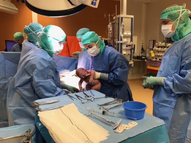 Caesarean Sections Are Performed By The Operation Team