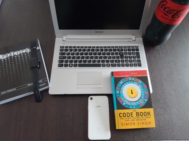 Code And Cryptography Books By Laptop And Cocacola